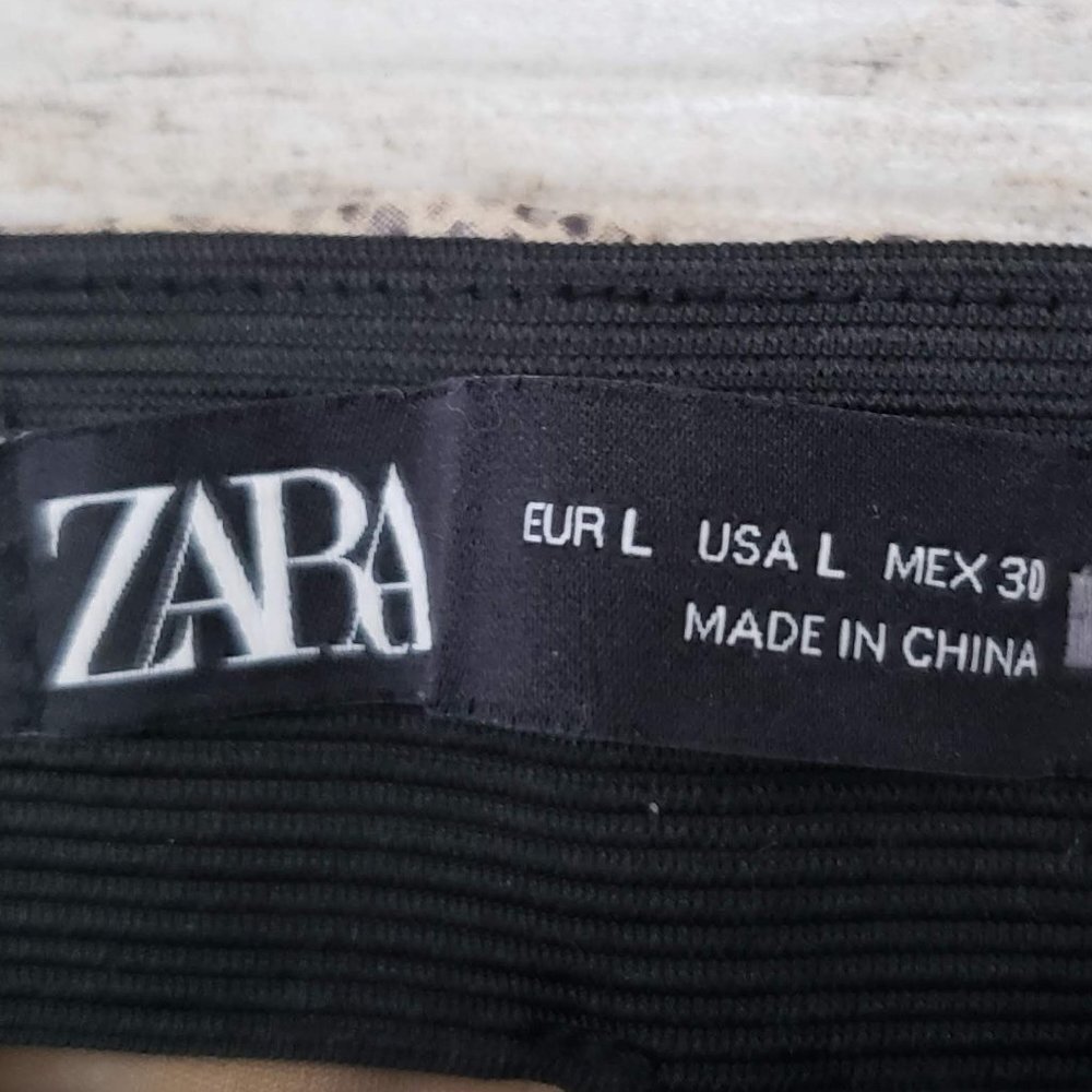 Zara Python Snake Skin Pattern Leggings Women's A… - image 6